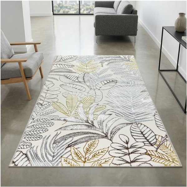 Carpetia Designteppich Dekorative Muster, rechteckig, Höhe: 8 mm, pflegeleicht, weich