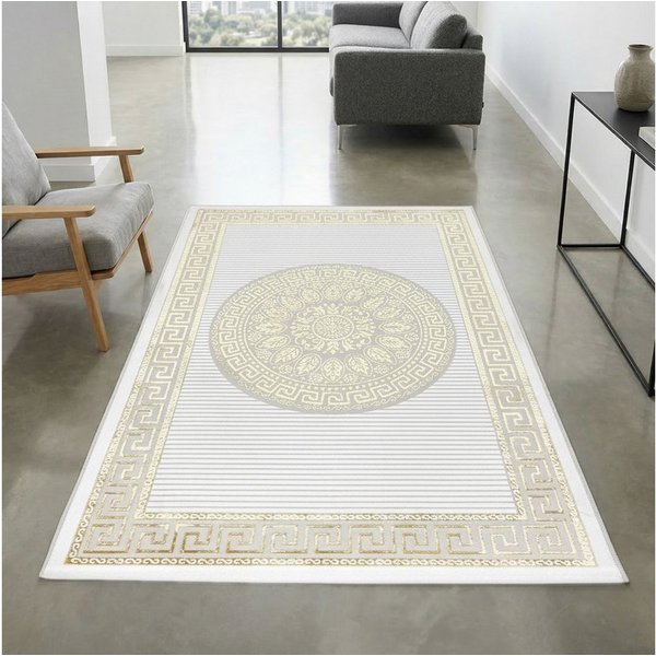 Carpetia Designteppich Dekorative Muster, rechteckig, Höhe: 8 mm, pflegeleicht, weich