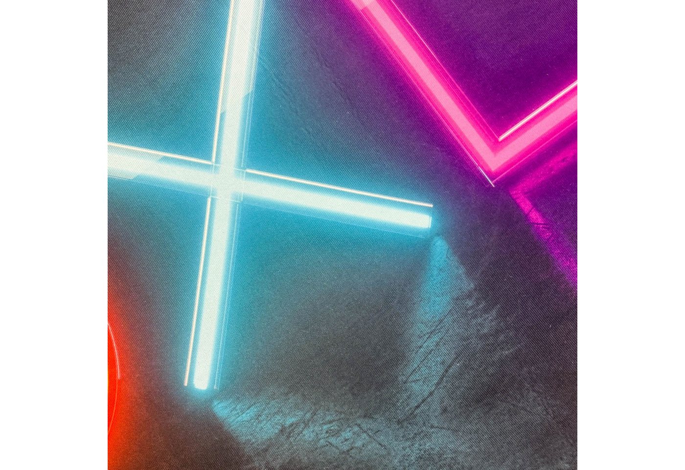 Carpetia Designteppich Gaming Style, rund, Höhe: 5 mm, mit grafischen Gaming-Motiven in Neon-Optik – Bild 4 von 5