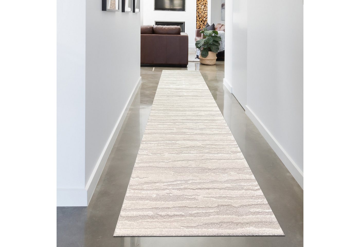 Carpetia Designteppich Kurzflor Teppich mit 3D-Effekt, rechteckig, Höhe: 14 mm, weich, pflegeleicht und für Fußbodenheizung geeignet – Bild 3 von 5