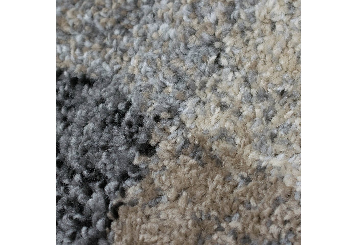 Carpetia Designteppich Modernes geometrisches Design, rechteckig, Höhe: 11 mm, pflegeleicht, strapazierfähig, für Fußbodenheizung geeignet – Bild 3 von 5