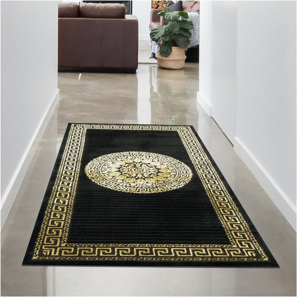 Carpetia Designteppich Modernes Glanzfaser-Design, rechteckig, Höhe: 12 mm, pflegeleicht, strapazierfähig, mit Glanzfasern