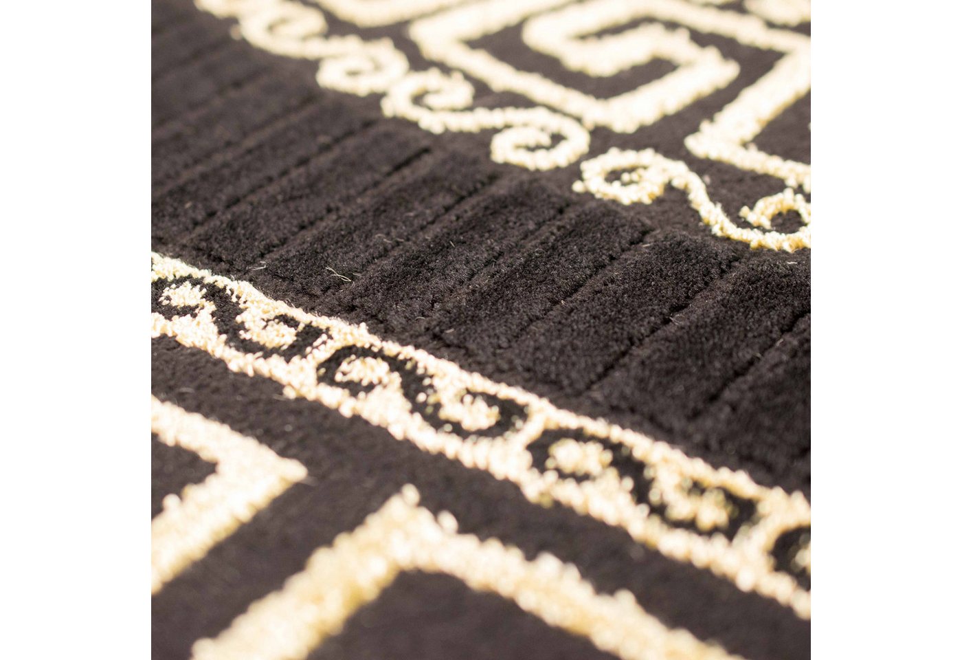 Carpetia Designteppich Modernes Glanzfaser-Design, rechteckig, Höhe: 12 mm, pflegeleicht, strapazierfähig, mit Glanzfasern – Bild 2 von 5