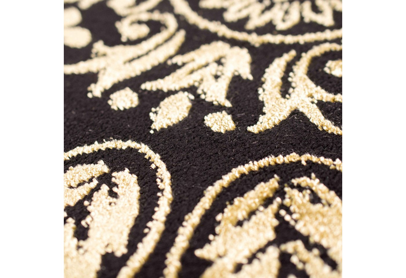 Carpetia Designteppich Modernes Glanzfaser-Design, rechteckig, Höhe: 12 mm, pflegeleicht, strapazierfähig, mit Glanzfasern – Bild 4 von 5