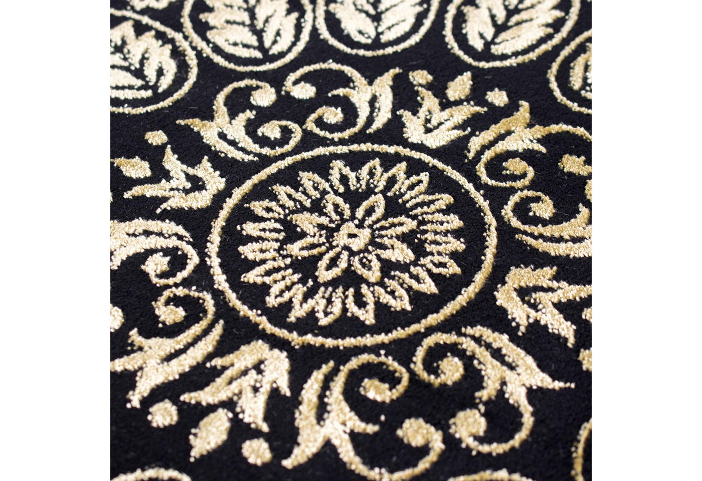 Carpetia Designteppich Modernes Glanzfaser-Design, rechteckig, Höhe: 12 mm, pflegeleicht, strapazierfähig, mit Glanzfasern – Bild 5 von 5