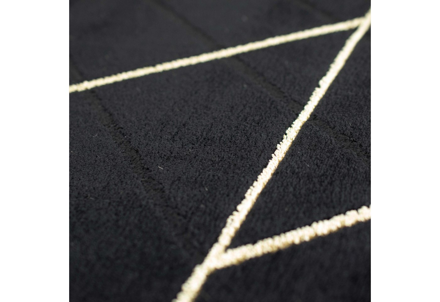 Carpetia Designteppich Modernes Glanzfaser-Design, rechteckig, Höhe: 12 mm, pflegeleicht, strapazierfähig, mit Glanzfasern – Bild 2 von 5