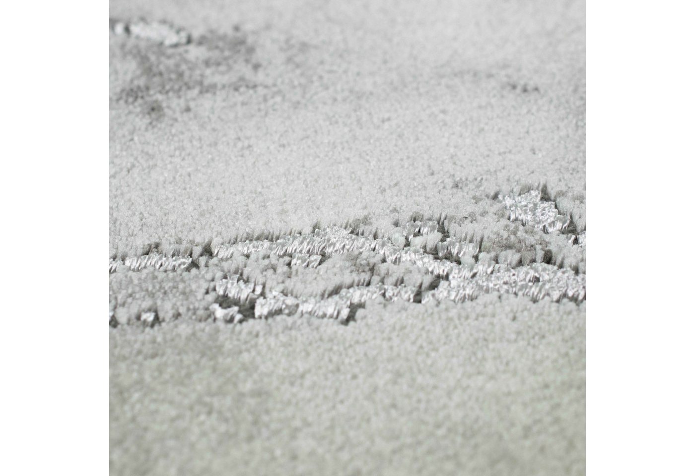 Carpetia Designteppich Modernes Glanzfaser-Design, rechteckig, Höhe: 12 mm, pflegeleicht, strapazierfähig, mit Glanzfasern – Bild 4 von 5