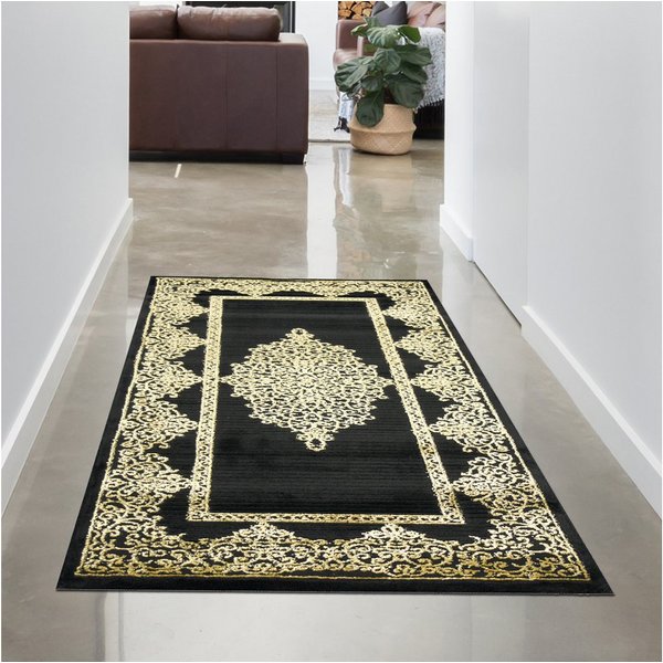 Carpetia Designteppich Modernes Glanzfaser-Design, rechteckig, Höhe: 12 mm, pflegeleicht, strapazierfähig, mit Glanzfasern