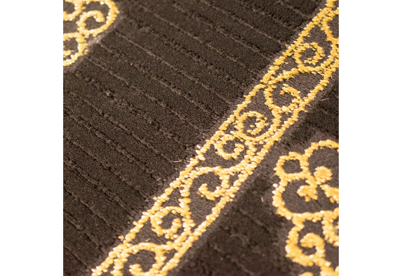 Carpetia Designteppich Modernes Glanzfaser-Design, rechteckig, Höhe: 12 mm, pflegeleicht, strapazierfähig, mit Glanzfasern – Bild 4 von 5
