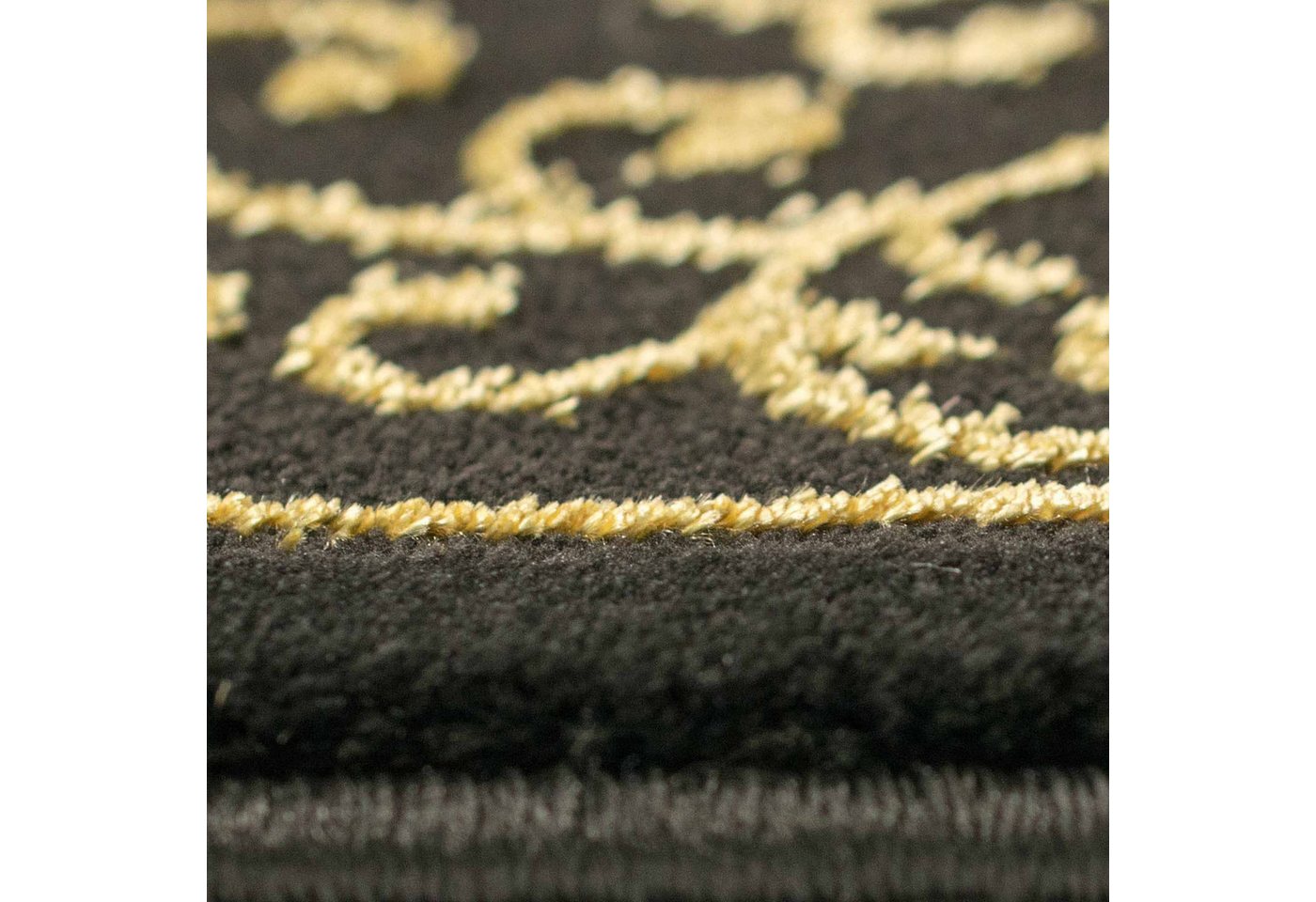 Carpetia Designteppich Modernes Glanzfaser-Design, rechteckig, Höhe: 12 mm, pflegeleicht, strapazierfähig, mit Glanzfasern – Bild 5 von 5