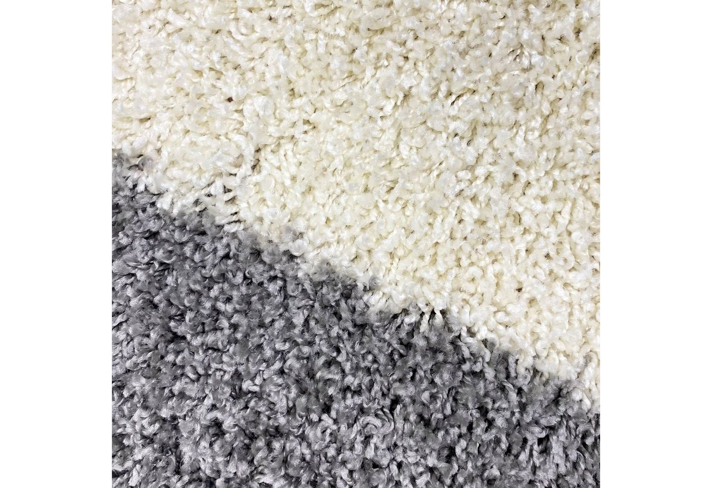 Carpetia Hochflor-Teppich Modernes Shaggy-Design, rechteckig, Höhe: 30 mm, weich, pflegeleicht, strapazierfähig – Bild 3 von 5