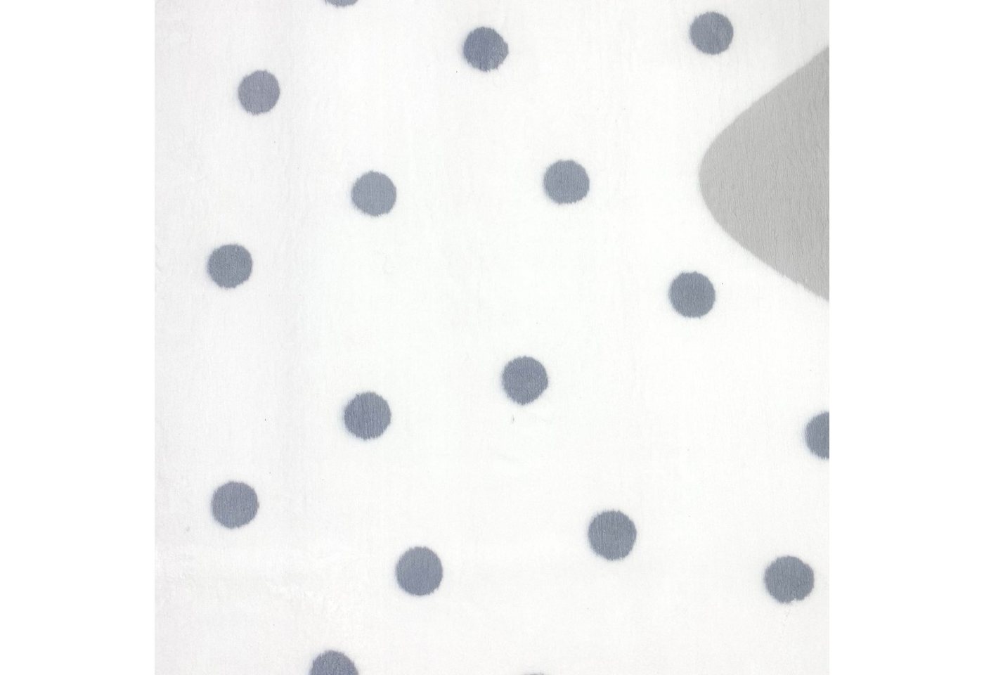 Carpetia Kinderteppich Kinderzimmer-Teppich mit Herz-Pünktchen creme grau, rechteckig, Höhe: 18 mm – Bild 2 von 5