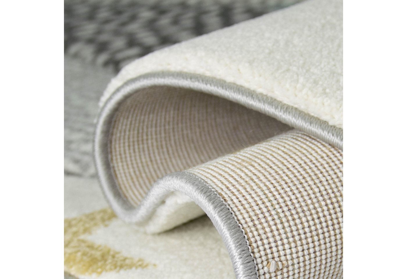 Carpetia Kinderteppich Verspieltes Motivdesign, rechteckig, Höhe: 13 mm, pflegeleicht, strapazierfähig, handgearbeiteter Konturenschnitt – Bild 5 von 5