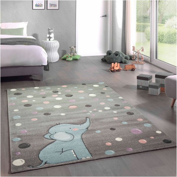 Carpetia Kinderteppich Verspieltes Motivdesign, rechteckig, Höhe: 13 mm, pflegeleicht, strapazierfähig, handgearbeiteter Konturenschnitt