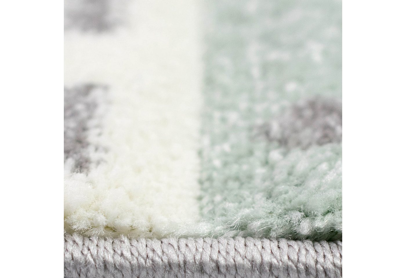 Carpetia Kinderteppich Verspieltes Motivdesign, rund, Höhe: 13 mm, pflegeleicht, strapazierfähig, handgearbeiteter Konturenschnitt – Bild 5 von 5