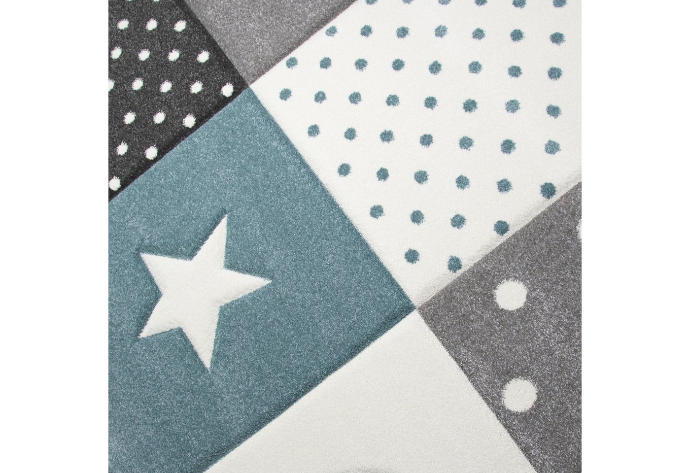 Carpetia Kinderteppich Verspieltes Motivdesign, rechteckig, Höhe: 13 mm, pflegeleicht, strapazierfähig, handgearbeiteter Konturenschnitt – Bild 3 von 5