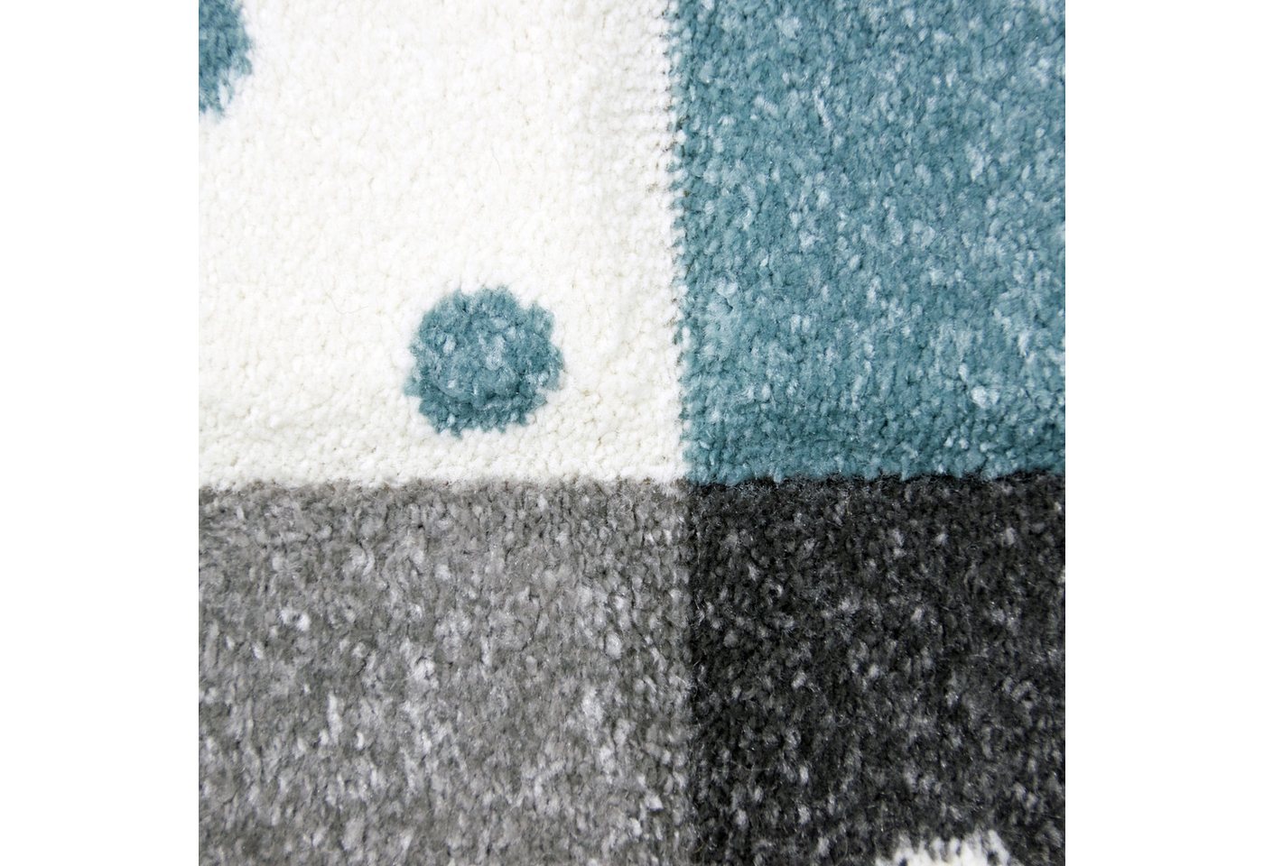 Carpetia Kinderteppich Verspieltes Motivdesign, rechteckig, Höhe: 13 mm, pflegeleicht, strapazierfähig, handgearbeiteter Konturenschnitt – Bild 4 von 5