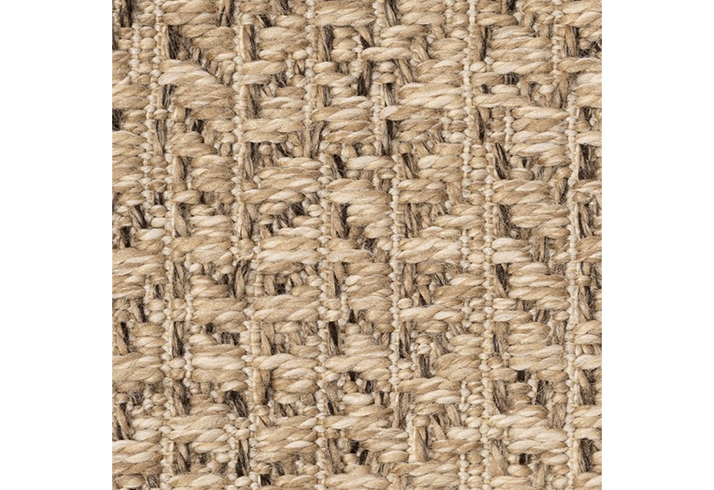 Carpetia Outdoorteppich Moderner Sisal-Look, rechteckig, Höhe: 5 mm, Flachgewebe - robust und wetterfest, für Innen- und Außenbereiche – Bild 2 von 4