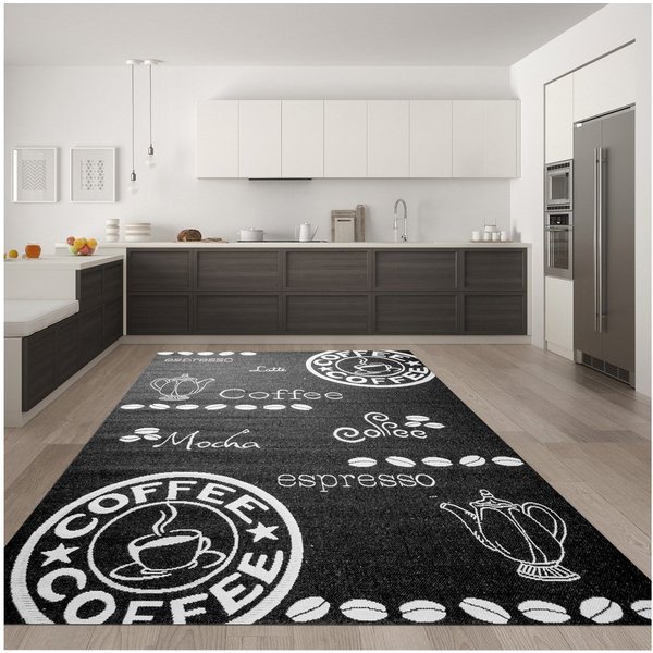 Carpetia Outdoorteppich Modernes Flachgewebe, rechteckig, Höhe: 5 mm, pflegeleicht, wetterbeständig, für Innen- und Außenbereich geeignet