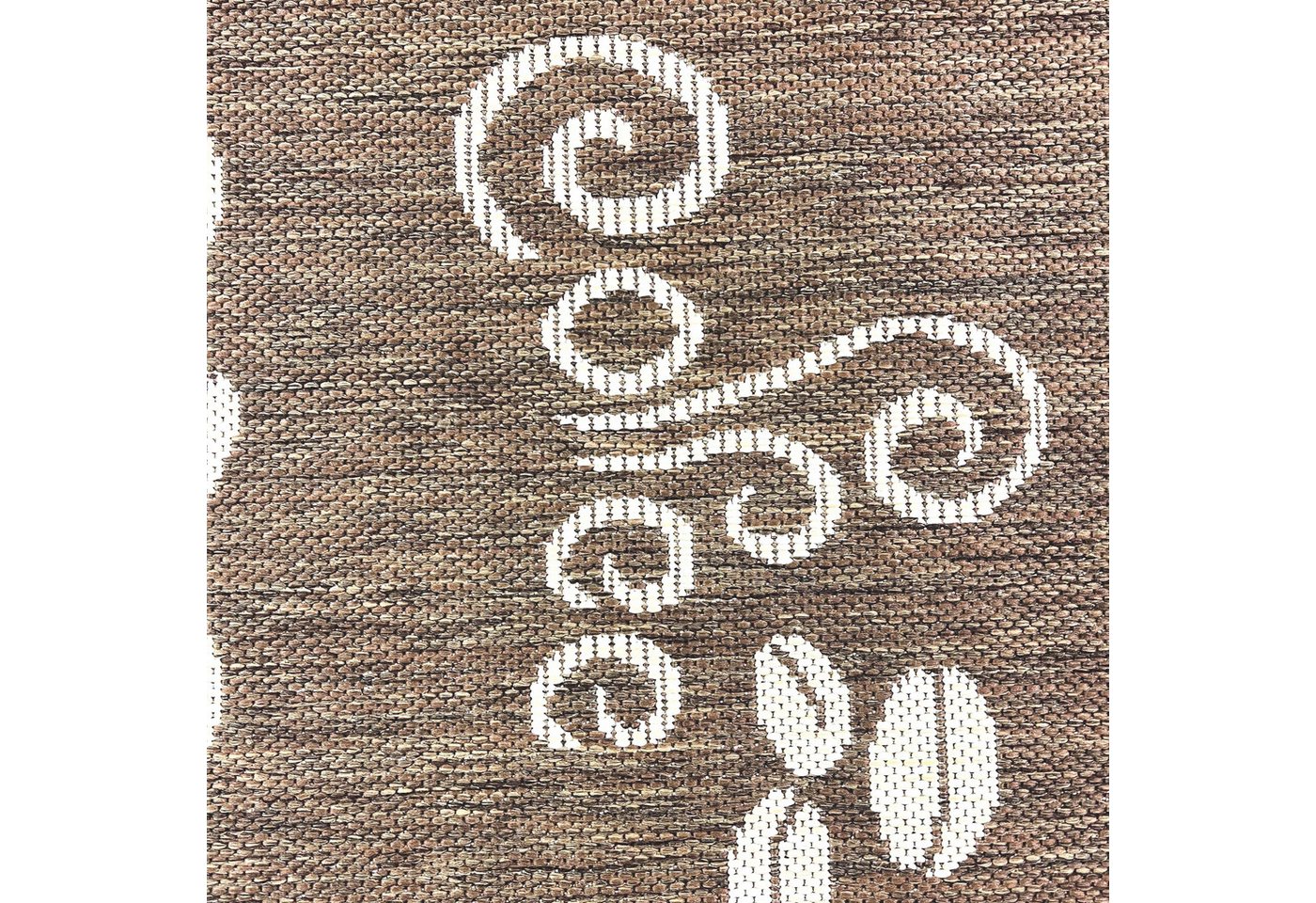 Carpetia Outdoorteppich Modernes Flachgewebe, rechteckig, Höhe: 5 mm, pflegeleicht, wetterbeständig, für Innen- und Außenbereich geeignet – Bild 5 von 5