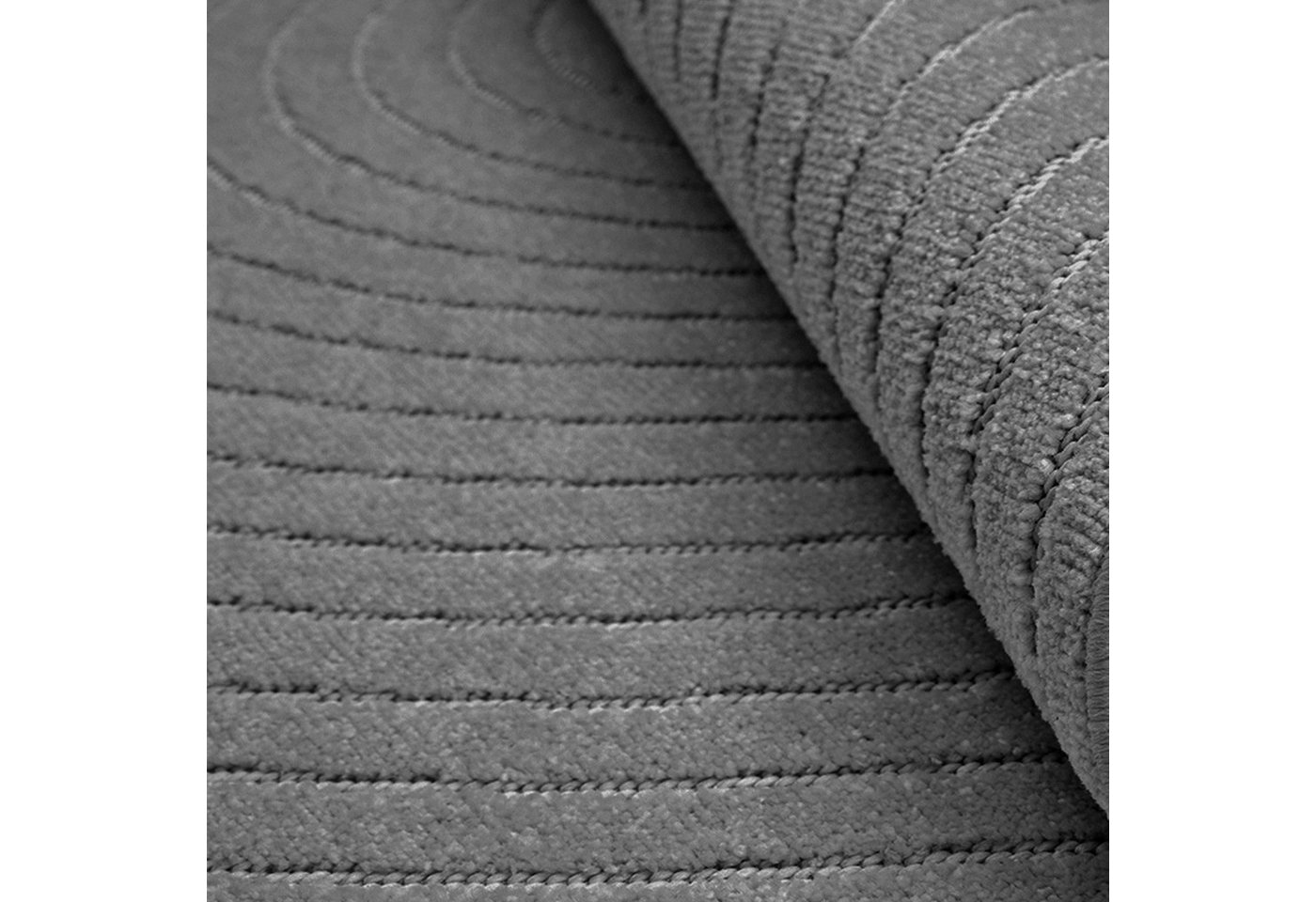 Carpetia Outdoorteppich Modernes Musterdesign, rund, Höhe: 5 mm, wetterfest, pflegeleicht, strapazierfähig – Bild 3 von 5