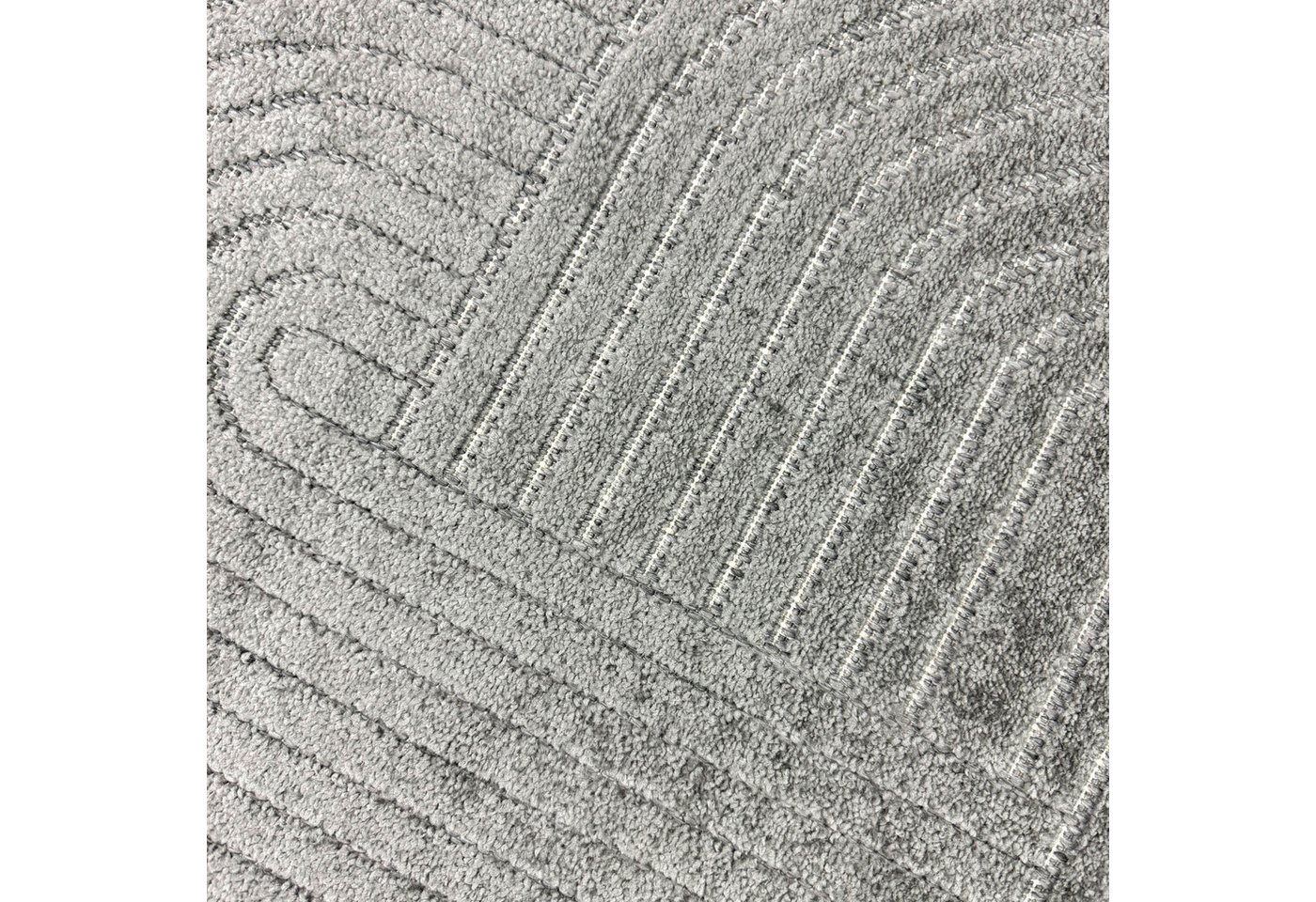 Carpetia Outdoorteppich Modernes Musterdesign, rechteckig, Höhe: 5 mm, wetterfest, pflegeleicht, strapazierfähig – Bild 4 von 5