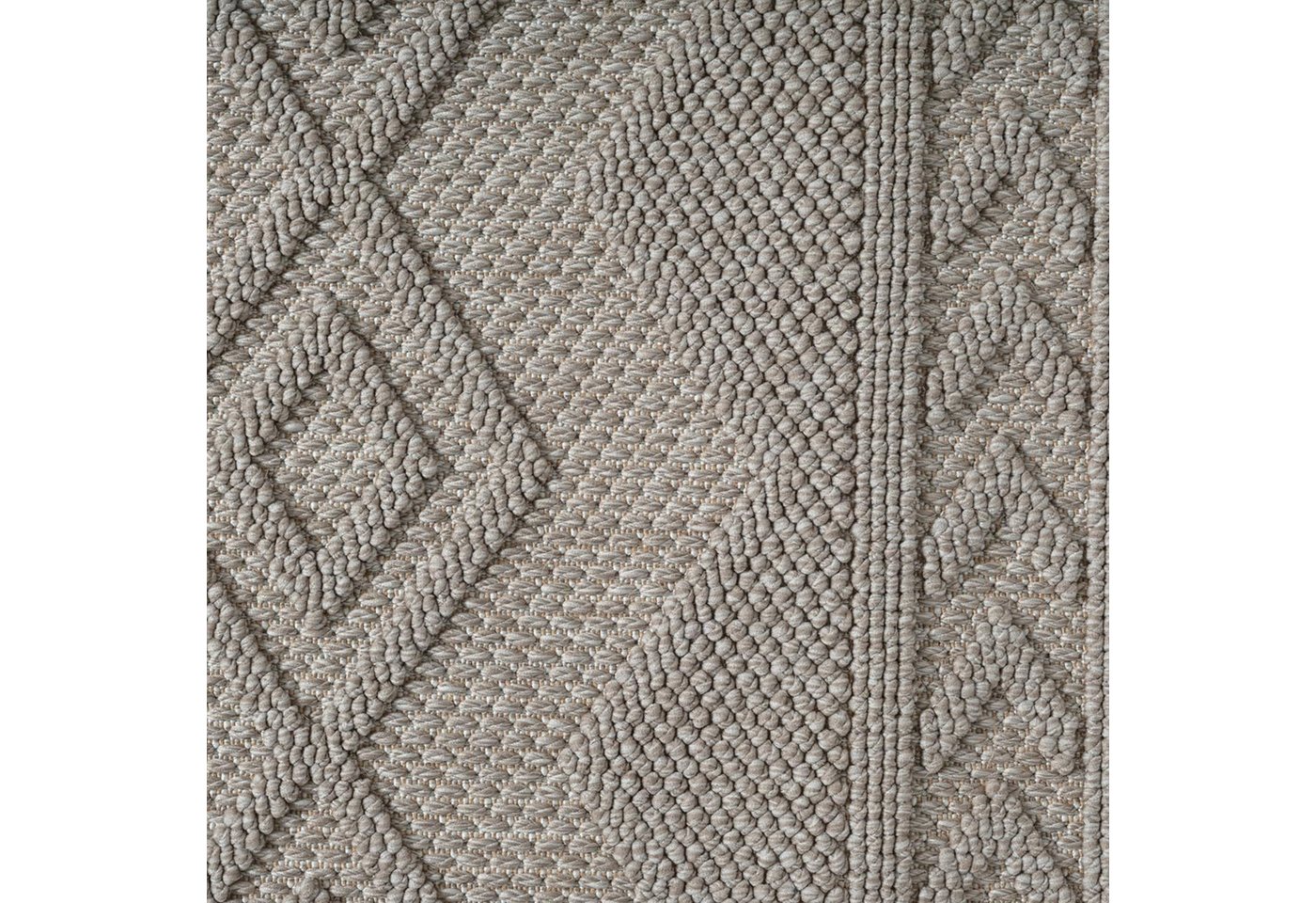 Carpetia Schlingenteppich Teppich Kurzflor Loop, rechteckig, Höhe: 6 mm, pflegeleicht, strapazierfähig – Bild 3 von 4
