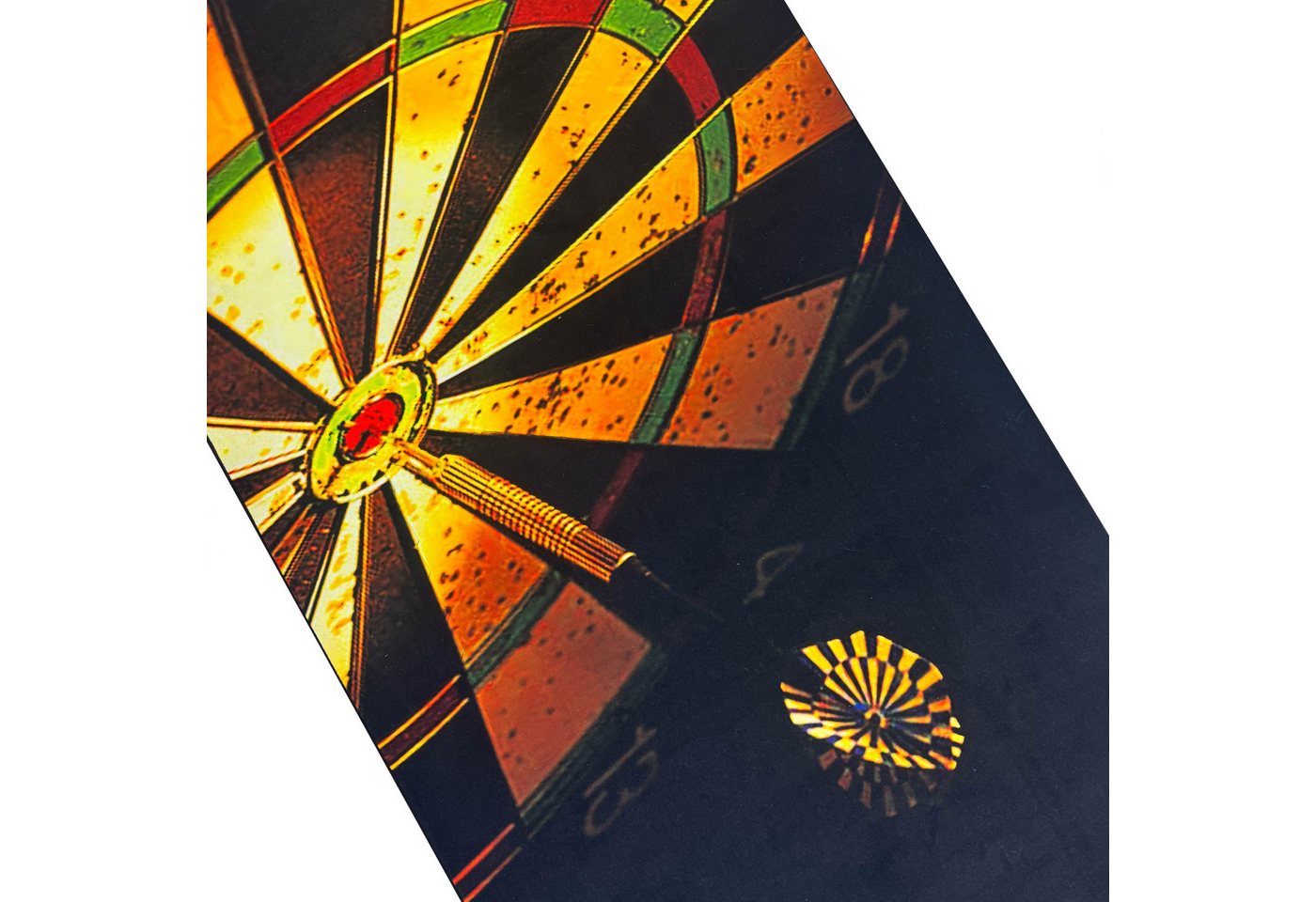 Carpetia Teppich Dartmatte Dartteppich Modern, Höhe: 4 mm, pflegeleicht, robust, flach – Bild 3 von 5