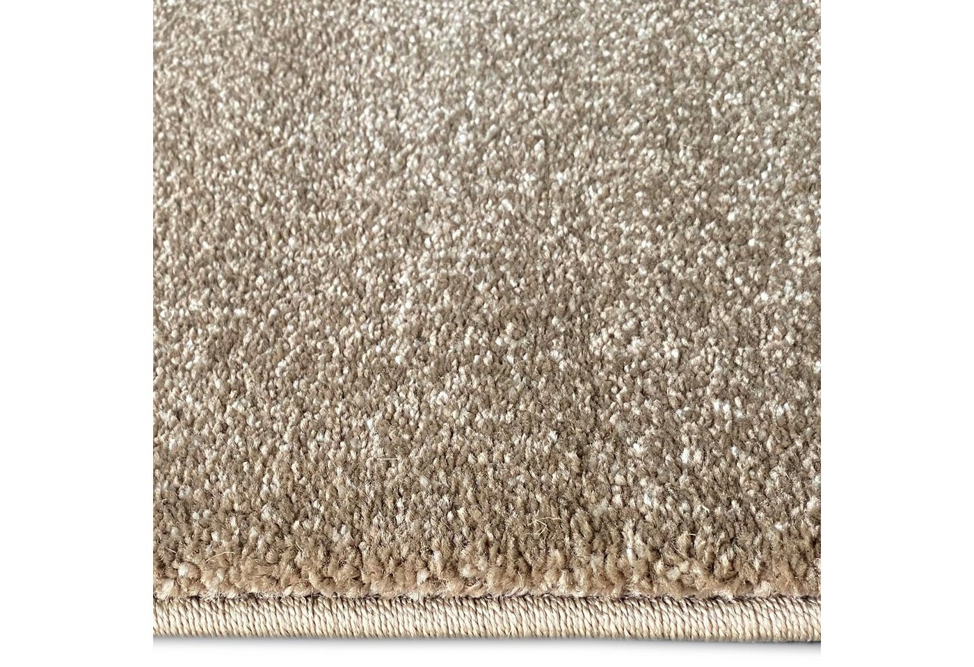 Carpetia Teppich Modern abstrakter Designerteppich mit Rechtecken in beige, rechteckig, Höhe: 13 mm – Bild 5 von 5