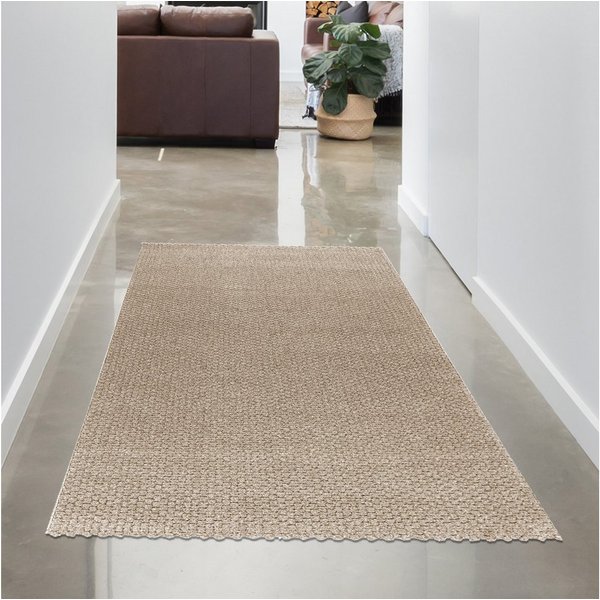 Carpetia Teppich Moderner Design Teppich Beige Schlingenstruktur zeitlos elegant, rechteckig, Höhe: 10 mm