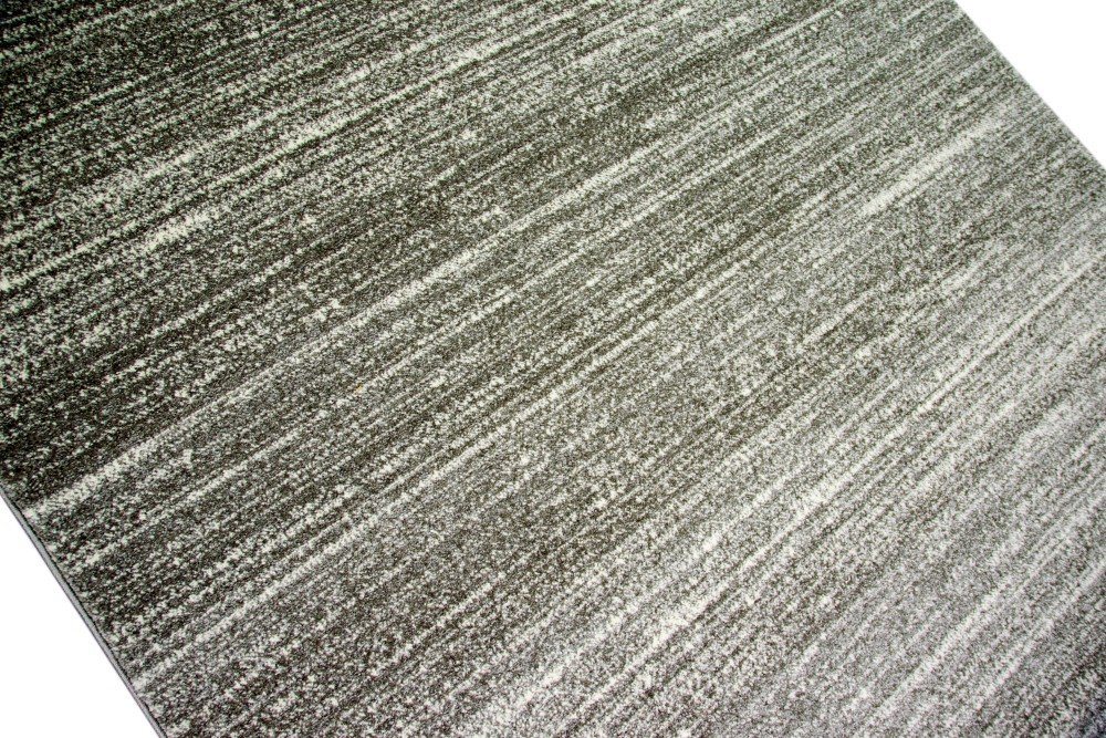 Carpetia Teppich Moderner Teppich Wohnzimmerteppich Kurzflor uni anthrazit grau meliert, rechteckig, Höhe: 8 mm – Bild 2 von 5