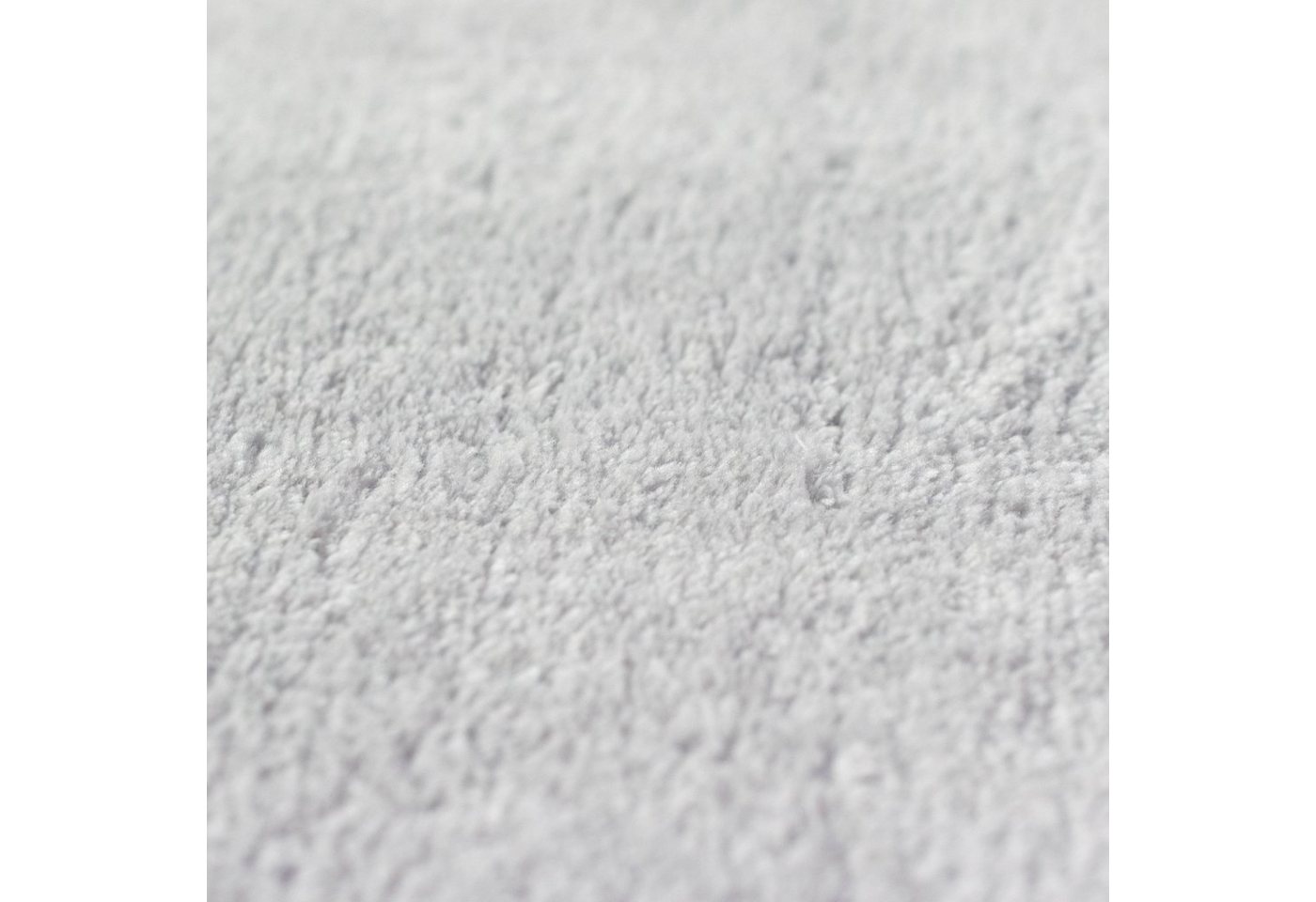 Carpetia Teppich Moderner Uni-Kurzflor, Höhe: 16 mm, kuschelig weich, waschbar, rutschhemmende Rückseite – Bild 2 von 3