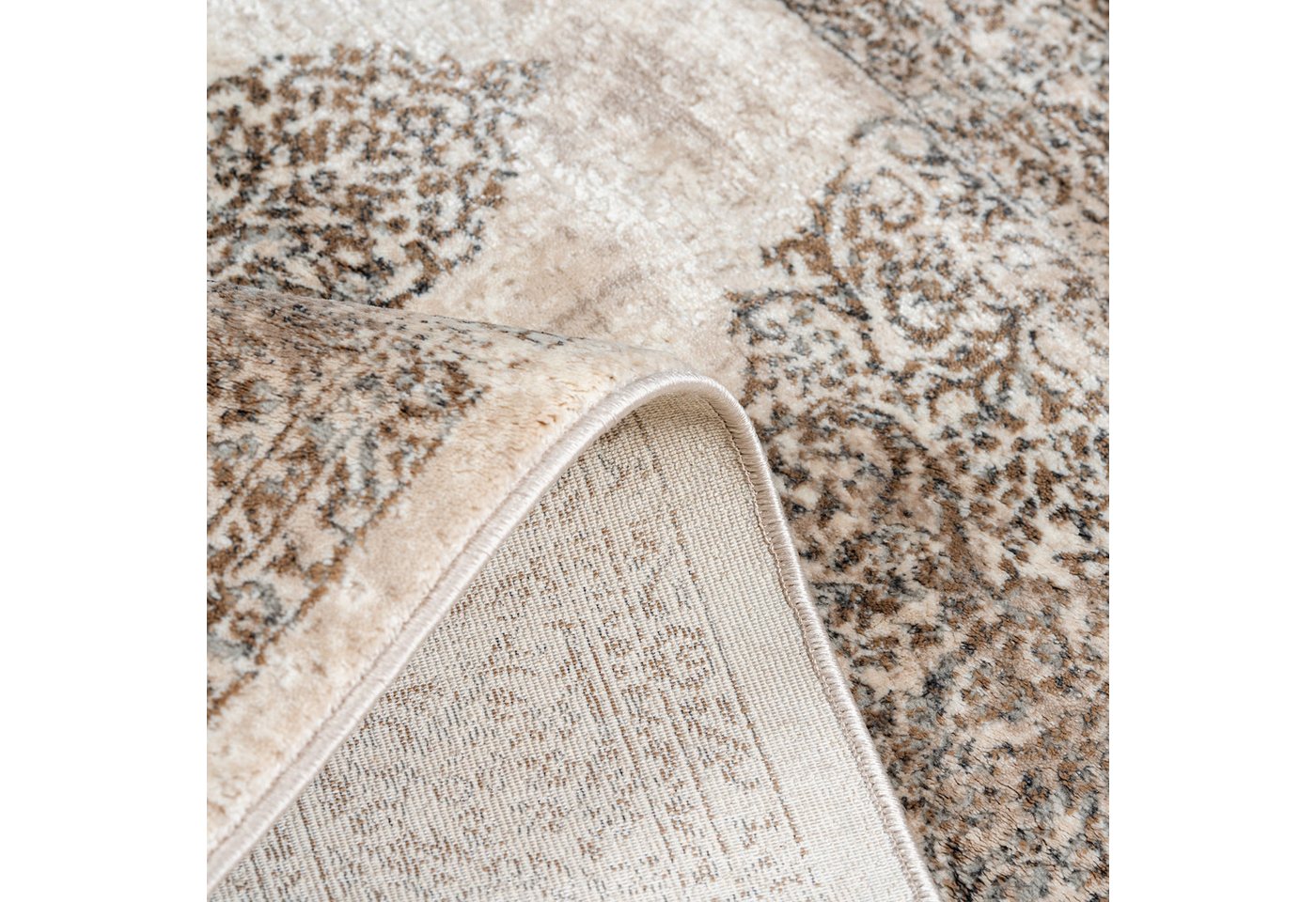 Carpetilla Orientteppich Teppich Elegance Qualitativ, Klassischer Läufer mit Kunstvollem Ornamenten Wohnzimmer Teppich – Bild 5 von 5