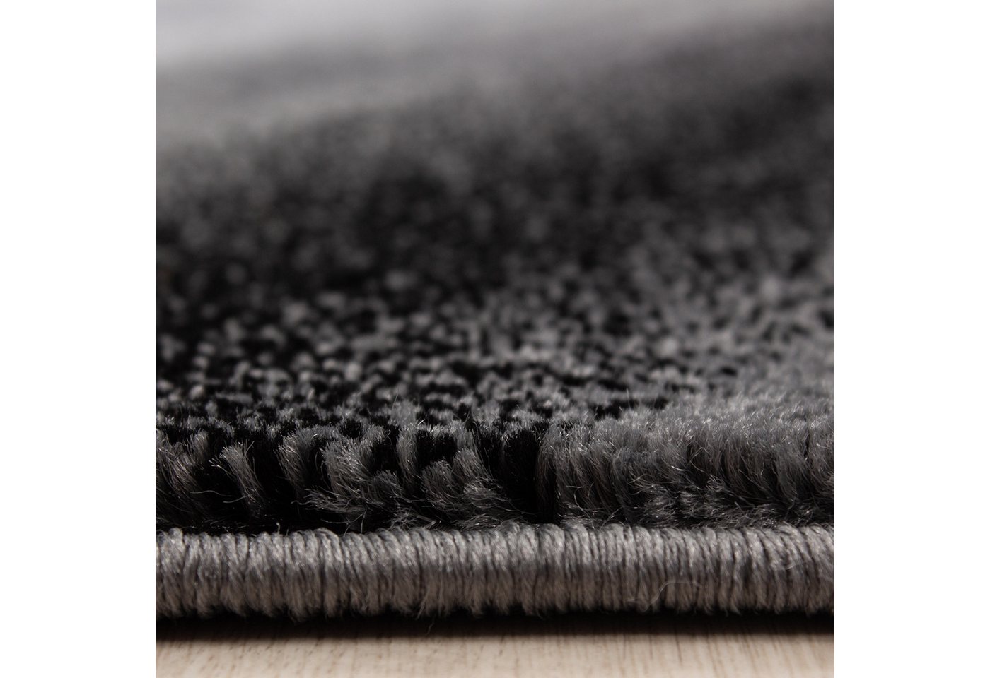 Carpettex Designteppich Abstrakt Wellen Design, Läufer, Höhe: 12 mm, Modern Kurzflor Teppich Wohnzimmer Abstrakt Wellen Design Pflegeleicht – Bild 3 von 5