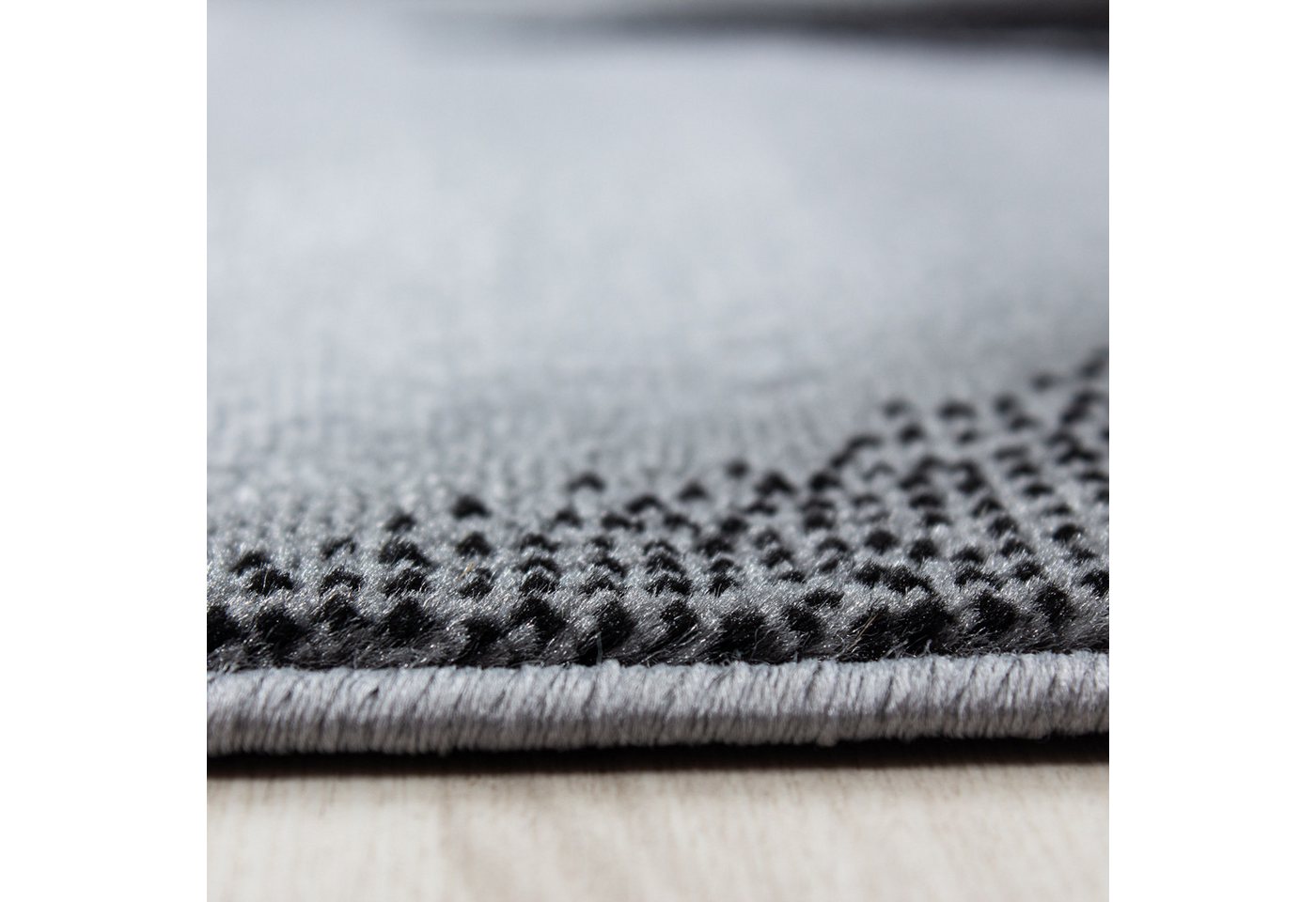 Carpettex Designteppich Abstrakt Wellen Design, Läufer, Höhe: 6 mm, Modern Kurzflor Teppich Wohnzimmer Abstrakt Wellen Design Pflegeleicht – Bild 3 von 5