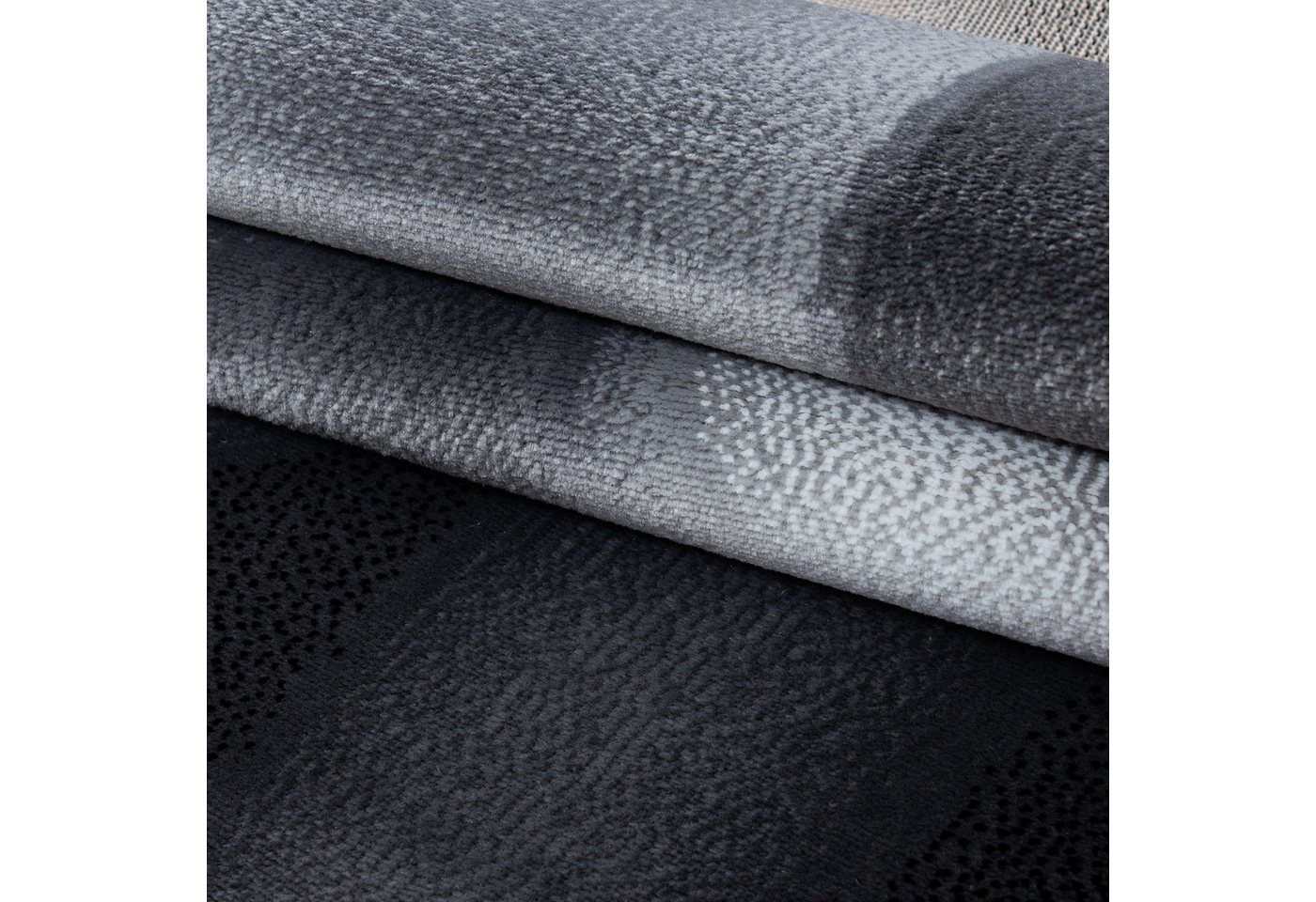 Carpettex Designteppich Abstrakt Wellen Design, Läufer, Höhe: 6 mm, Modern Kurzflor Teppich Wohnzimmer Abstrakt Wellen Design Pflegeleicht – Bild 5 von 5