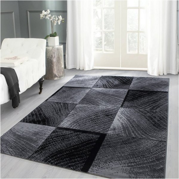Carpettex Designteppich Kariert Design, Rechteckig, Höhe: 6 mm, Kurzflor Teppich Wohnzimmer Abstrakt Kariert Design Pflegeleicht