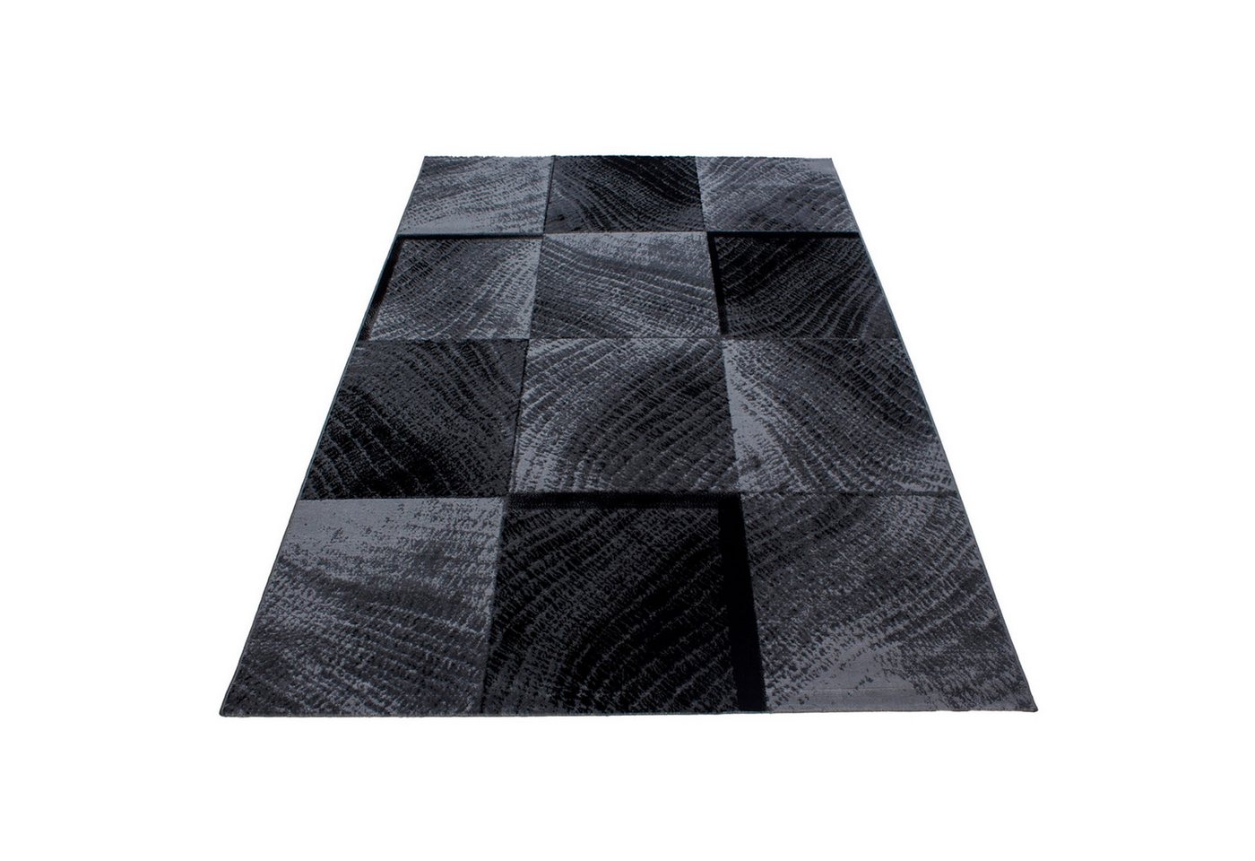Carpettex Designteppich Kariert Design, Rechteckig, Höhe: 6 mm, Kurzflor Teppich Wohnzimmer Abstrakt Kariert Design Pflegeleicht – Bild 2 von 5