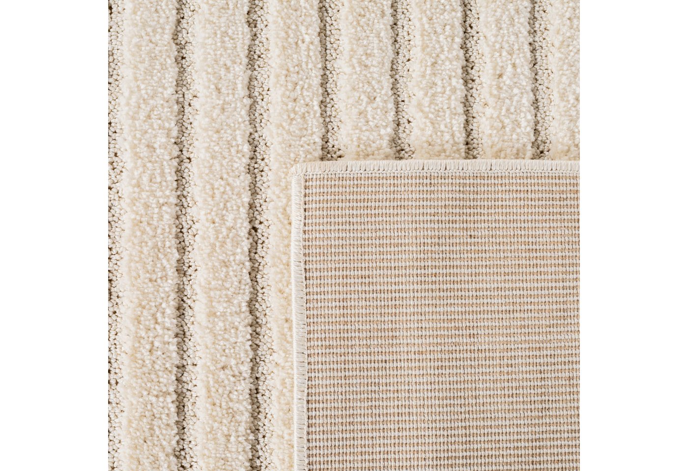 Carpettex Designteppich Skandinavischer Boho, Rund, Höhe: 8 mm, Teppich Wohnzimmer, Schlafzimmer, Gästezimmer – Bild 4 von 5