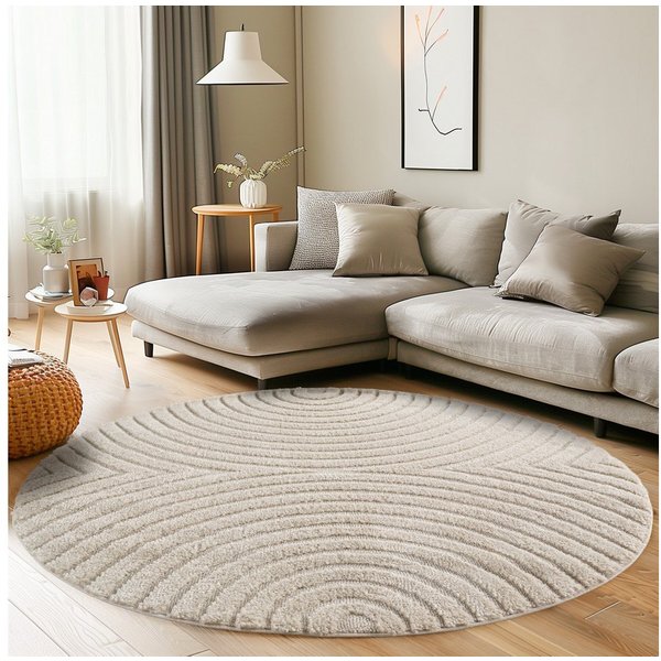 Carpettex Designteppich Skandinavischer Boho, Rechteckig, Höhe: 8 mm, Teppich Wohnzimmer, Schlafzimmer, Gästezimmer