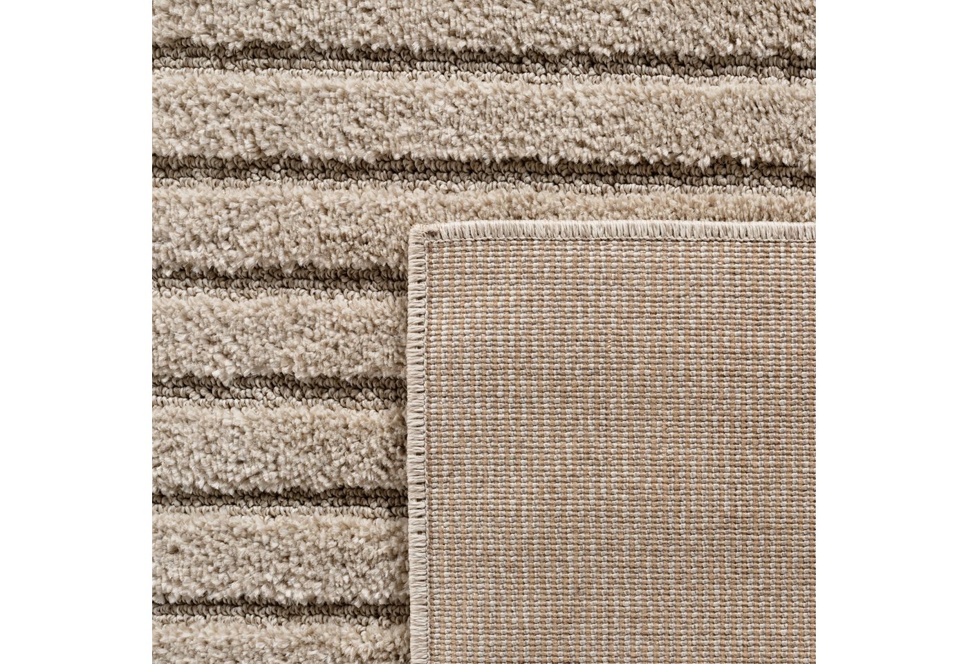Carpettex Designteppich Skandinavischer Boho, Rund, Höhe: 8 mm, Teppich Wohnzimmer, Schlafzimmer, Gästezimmer – Bild 4 von 5