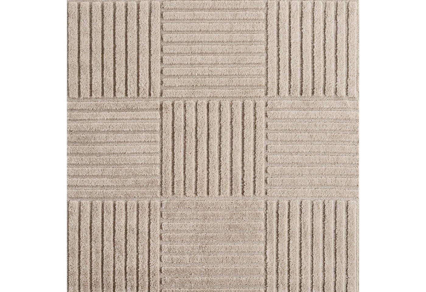 Carpettex Designteppich Skandinavischer Boho, Rund, Höhe: 8 mm, Teppich Wohnzimmer, Schlafzimmer, Gästezimmer – Bild 5 von 5