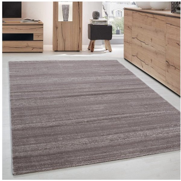 Carpettex Designteppich Unicolor - Einfarbig, Läufer, Höhe: 6 mm, Modern Kurzflor Teppich Wohnzimmer Einfarbig Weicher flor Pflegeleicht