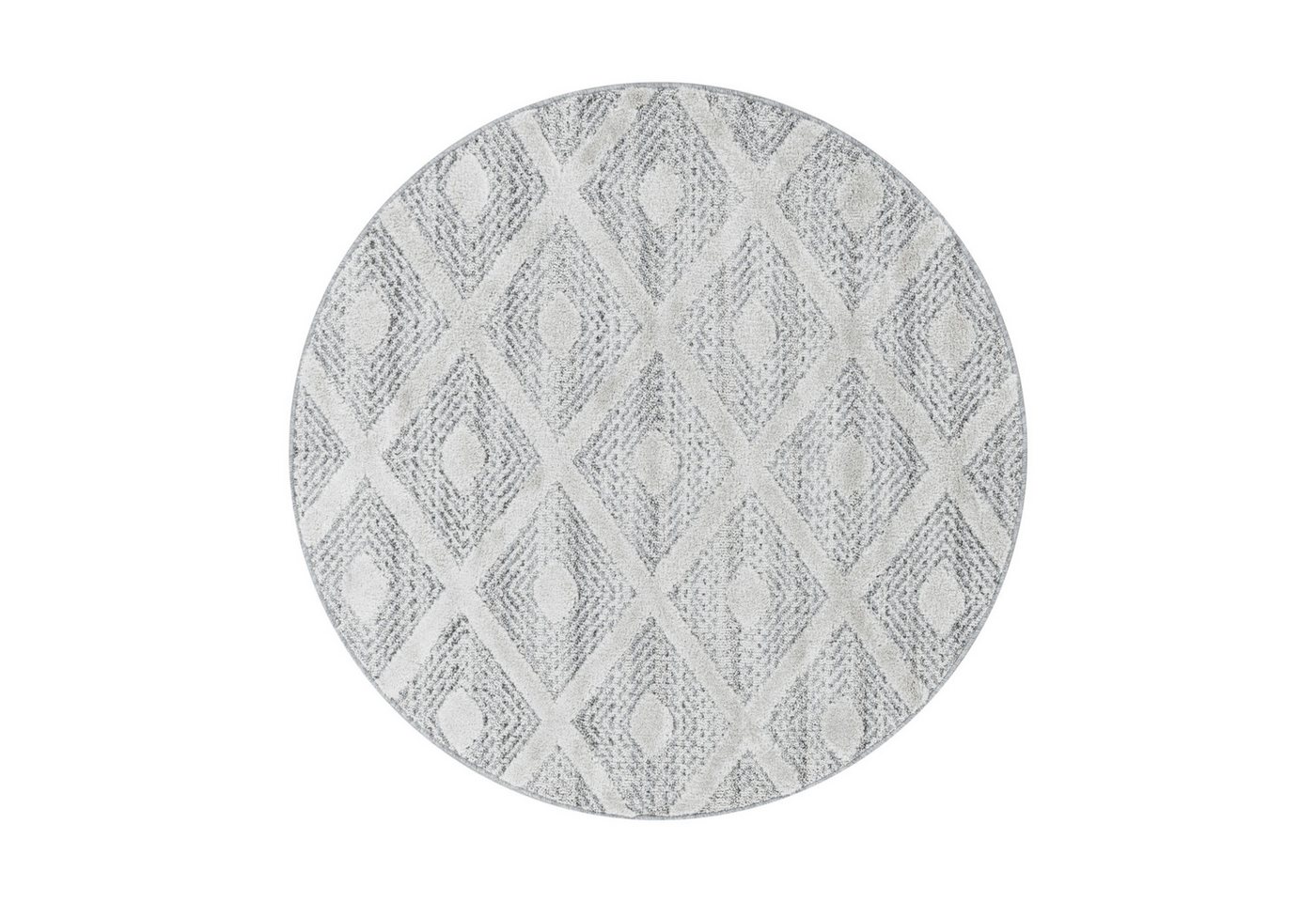Carpettex Hochflor-Teppich Geometrisch Design, Läufer, Höhe: 20 mm, Teppich Wohnzimmer Boho Design weich 3D Optik Skandinavische Stil – Bild 3 von 5