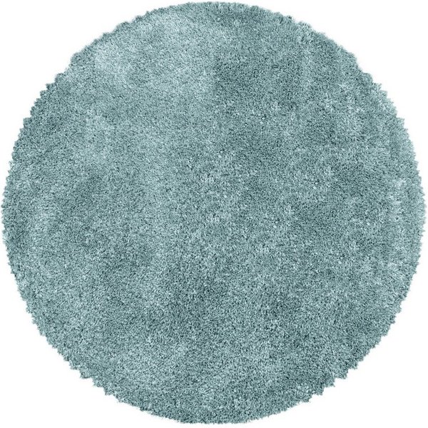 Carpettex Hochflor-Teppich Unicolor - Einfarbig, Rund, Höhe: 30 mm, Teppich Wohnzimmer Einfarbig Shaggy verschidene farben und größen