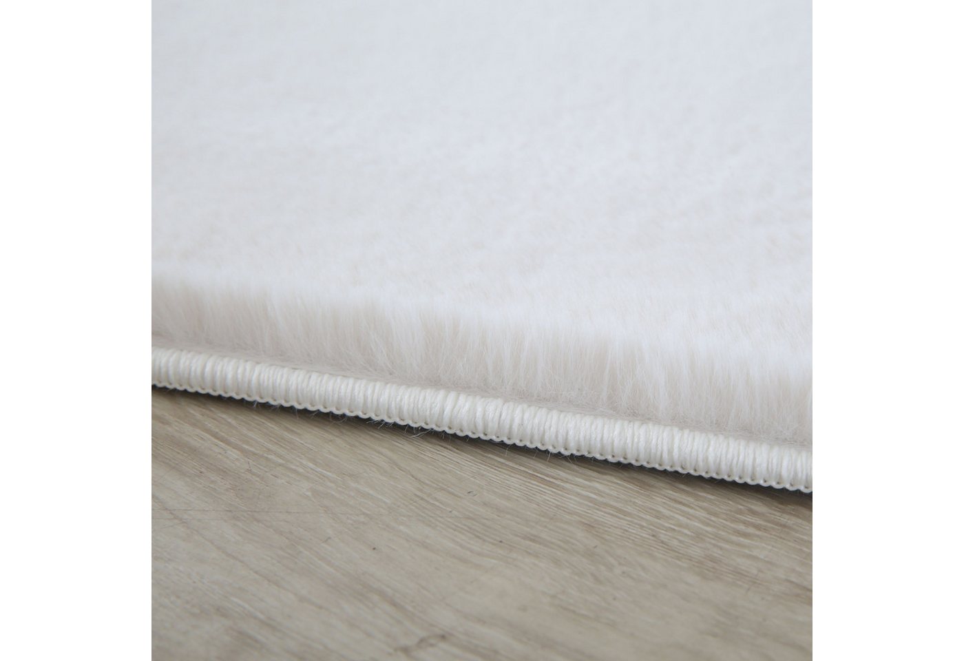 Carpettex Hochflor-Teppich Unicolor - Einfarbig, Läufer, Höhe: 20 mm, Teppich Wohnzimmer Einfarbig Shaggy Modern Flauschiger Felloptik Weich – Bild 3 von 5