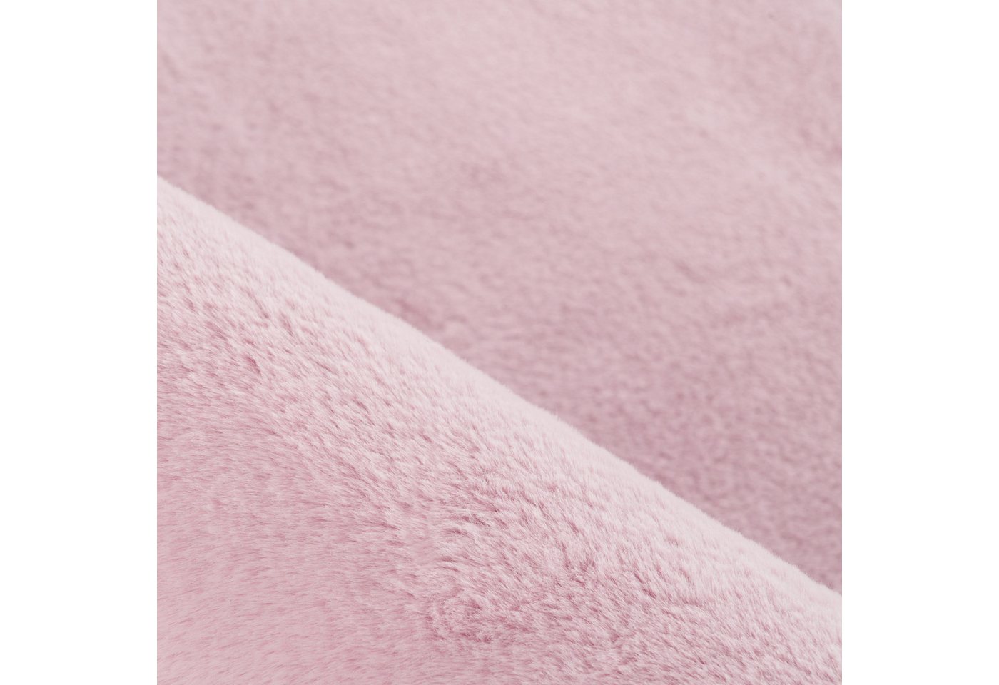 Carpettex Hochflor-Teppich Unicolor - Einfarbig, Läufer, Höhe: 20 mm, Teppich Wohnzimmer Einfarbig Shaggy Modern Flauschiger Felloptik Weich – Bild 4 von 5