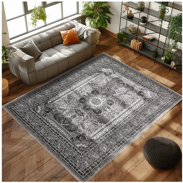 Carpettex Orientteppich Orientalisch Design, Läufer, Höhe: 12 mm, Orinet Teppich Webteppich orientalischen Mustern Teppich Wohnzimmer