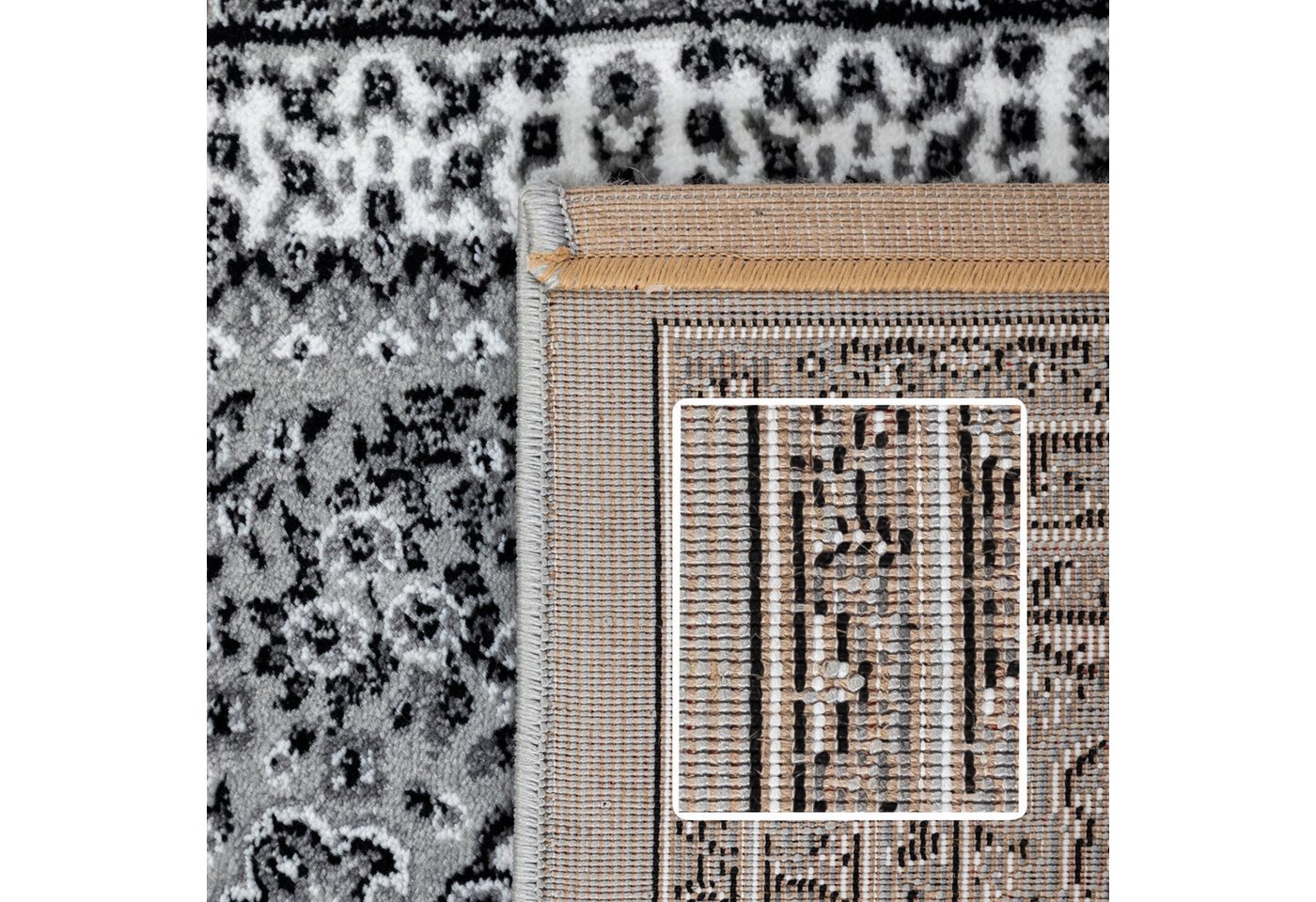 Carpettex Orientteppich Orientalisch Design, Läufer, Höhe: 12 mm, Orinet Teppich Webteppich orientalischen Mustern Teppich Wohnzimmer – Bild 5 von 5