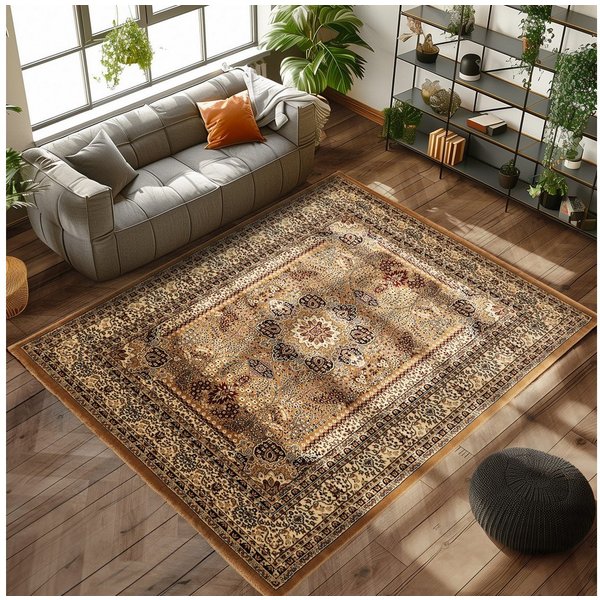 Carpettex Orientteppich Orientalisch Design, Läufer, Höhe: 12 mm, Orinet Teppich Webteppich orientalischen Mustern Teppich Wohnzimmer